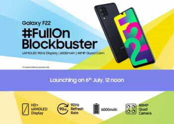 Le Samsung Galaxy F22 arrive le 6 juillet, son design et ses spécifications ont été révélés