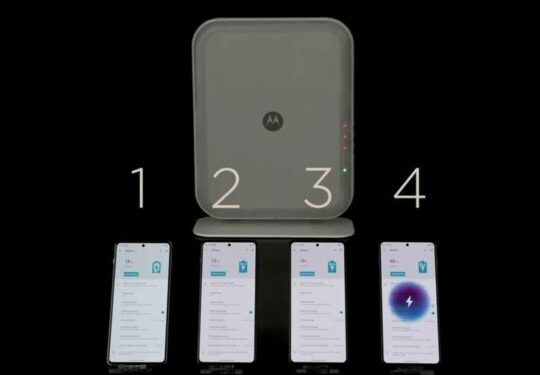 Motorola : la recharge sans fil et à une distance de trois mètres