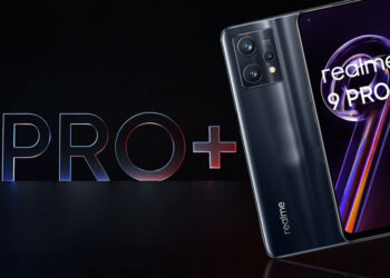 Realme 9 Pro + apparaît dans des images avec un design à changement de couleur