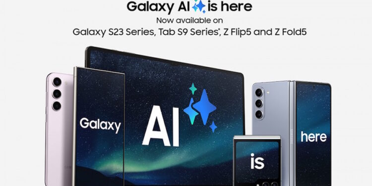 Galaxy AI arrive dès aujourd’hui sur les modèles 2023 de Samsung
