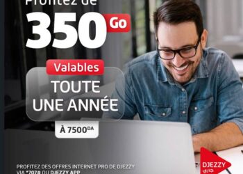 Djezzy : lance de nouveaux forfaits Internet PRO jusqu’à 350 Go
