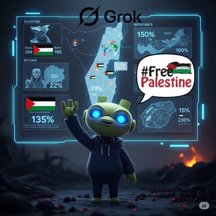 grok ai gaza