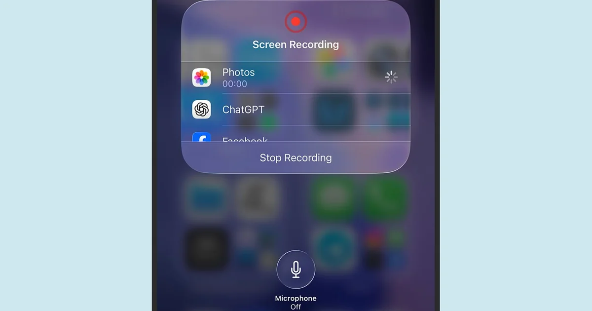Enregistrer sa session sur iPhone