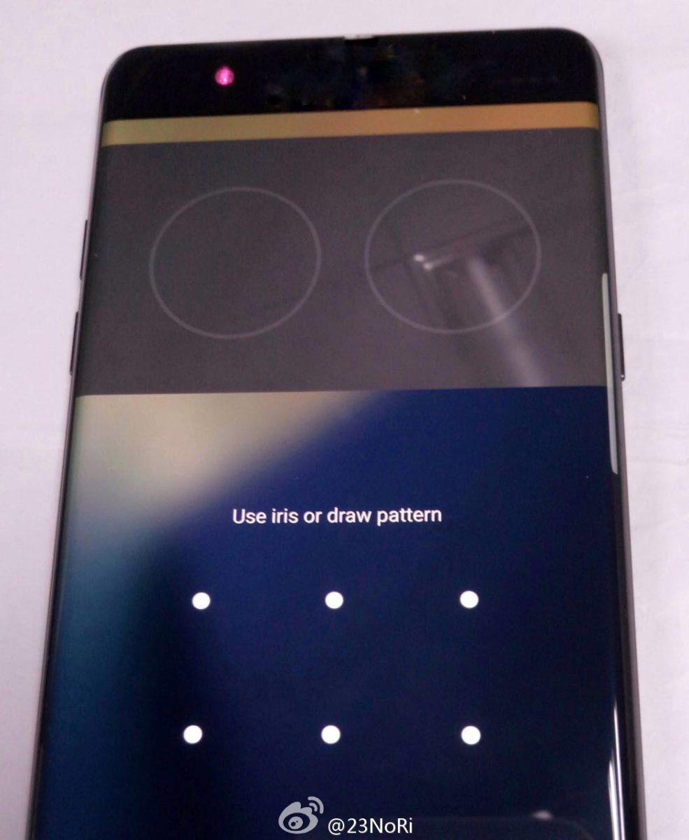 galaxy note 7 scanner iris