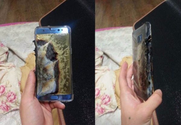 Galaxy Note 7 Explose