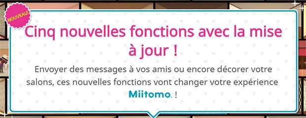 Appli : Une mise à jour de Miitomo