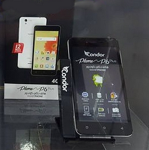 P6 Plus  : le smartphone d’entré de gamme Condor disponible
