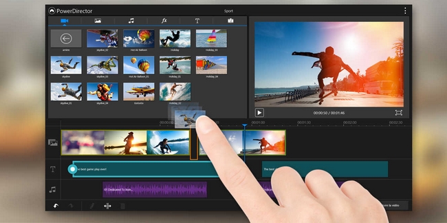 PowerDirector : faire du montage vidéo professionnel sur Android