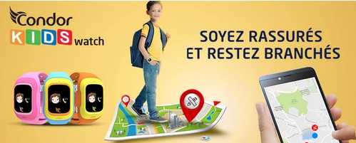 Condor Kids Watch : une montre connectée pour protéger vos enfants