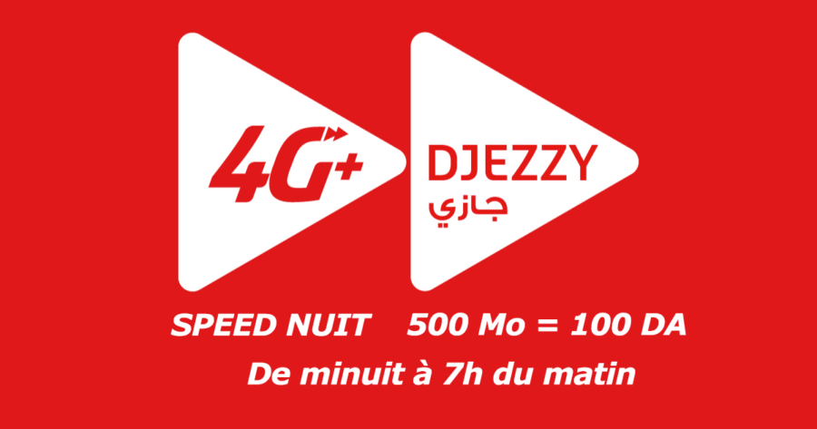 Djezzy : Lance une nouvelle offre Data « Speed Nuit »