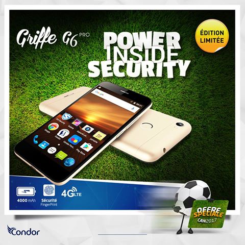 Condor : Lance un nouveau smartphone le Griffe G6 Pro (édition limitée)
