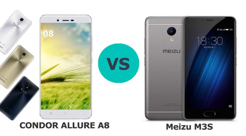 Comparatif : Meizu M3S vs Condor Allure A8