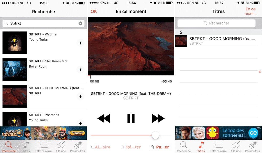 Musictrax musique gratuite iphone