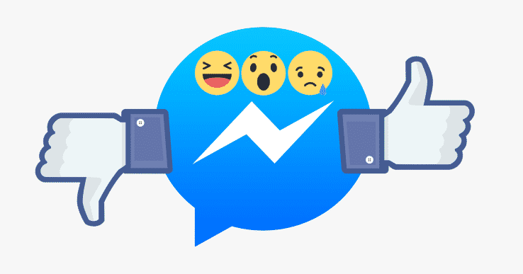Le Bouton « je n’aime pas » bientôt sur le Messenger de Facebook