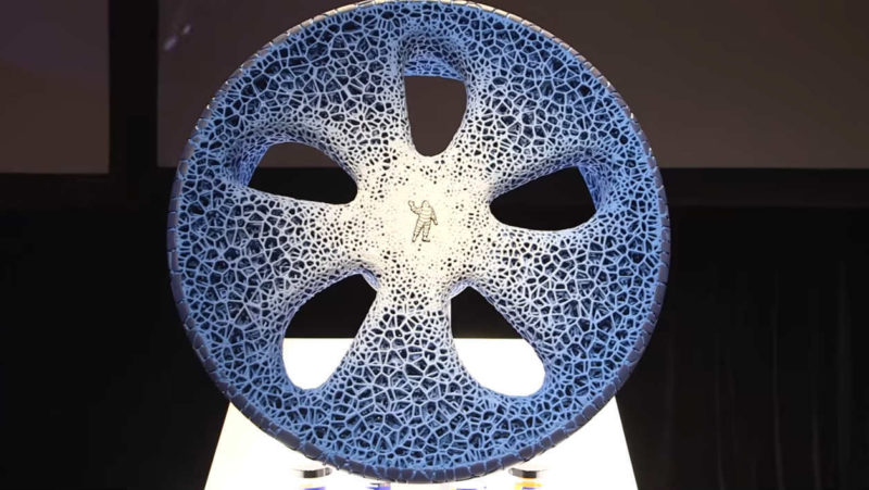Michelin, dévoile Vision Concept un pneu sans air et increvable