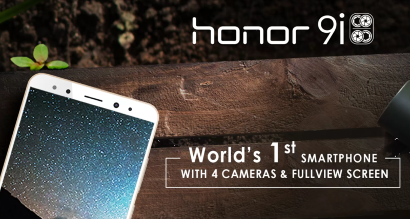 Honor 9i : Caméras quadrières, Processeur Kirin 659 et un Affichage 18: 9