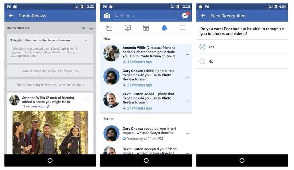 Facebook utilise la reconnaissance faciale pour vous faire savoir quand votre visage apparaît sur des photos