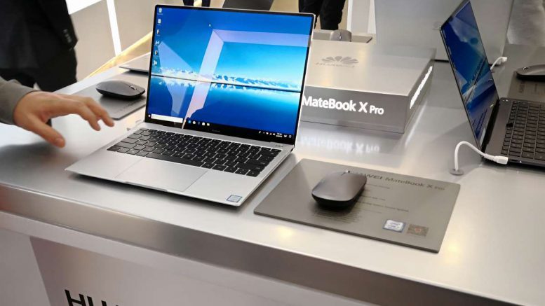 MateBook X Pro: Huawei fait de la concurrence au MacBook Pro d’Apple