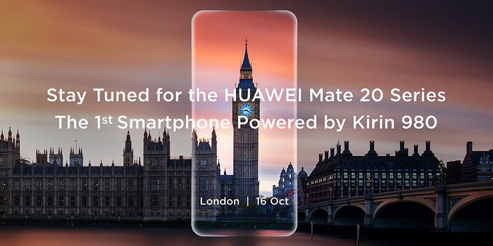 Huawei Mate 20 et Mate 20 Pro :  date et le lieu du lancement