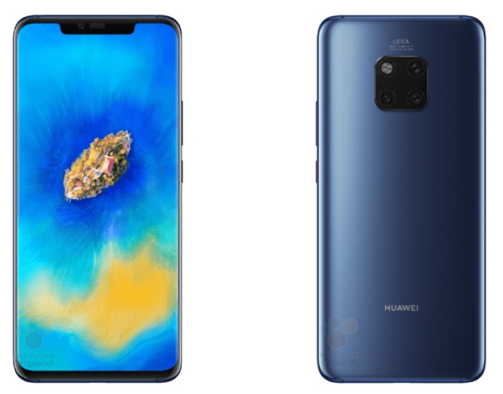 Huawei Mate 20 Pro :  Trois variantes de couleurs prévues