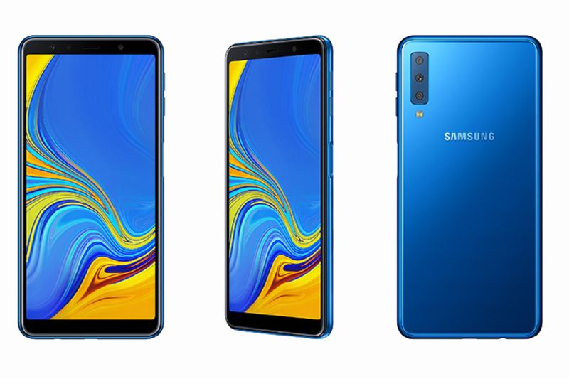 Samsung dévoile le Galaxy A7 (2018) : le premier Samsung équipé d’un triple capteur photo