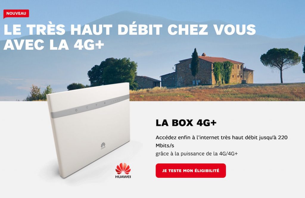 SFR présente la Box 4G+ qui intègre une ligne téléphonique et une offre mobile avec Internet illimité