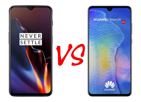 Comparaison de specifications : OnePlus 6T vs Huawei Mate 20