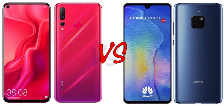 Comparaison de Spécifications : Huawei Nova 4 Vs Huawei Mate 20, lequel est le meilleur ?
