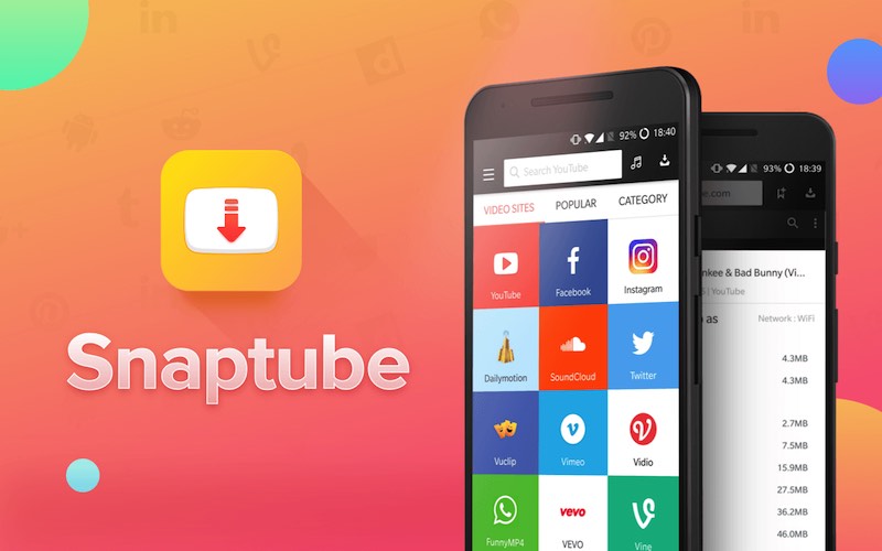 Snaptube : Une application de téléchargement gratuite de vidéo et musique pour android