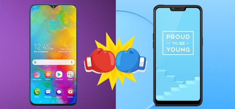 Comparaison de spécifications : Samsung Galaxy M10 vs Realme C1