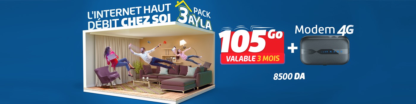 Djezzy lance le nouveau pack « Djezzy 3ayla »  pour une connexion optimale