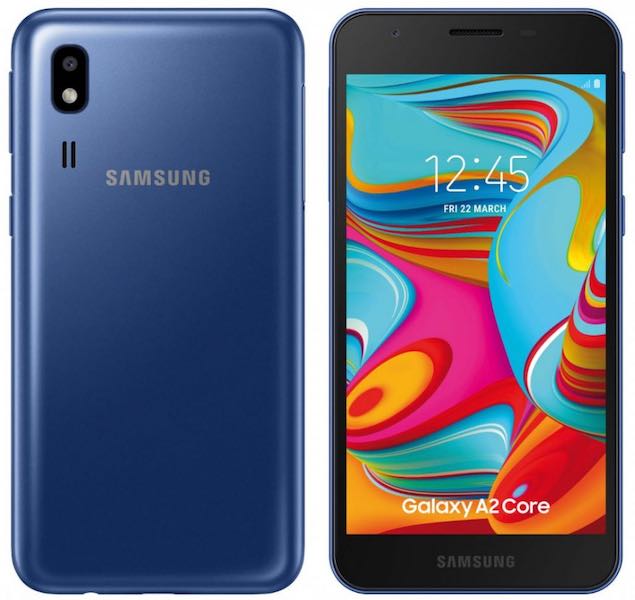 Samsung Galaxy A2 Core fuites de prix, il est plus abordable que le J2 Core