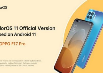 OPPO F17 Pro a commencé à recevoir la mise à jour stable de ColorOS 11