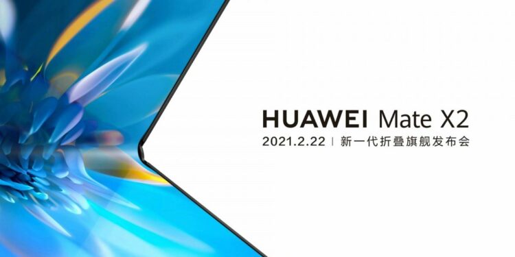 Huawei confirme que son Mate X2 pliable sera dévoilé le 22 février