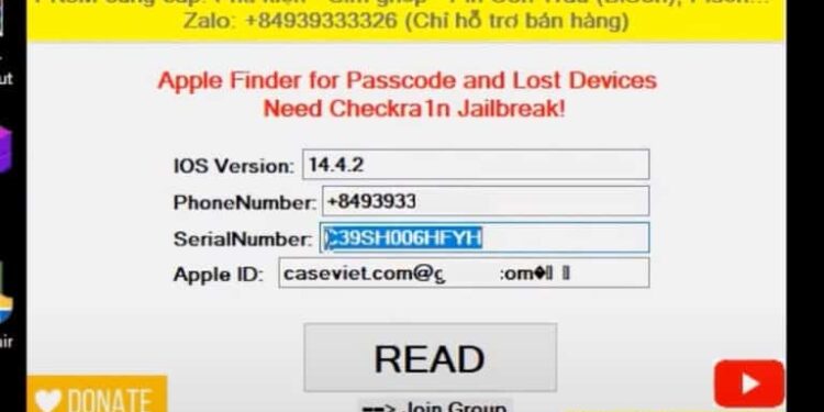 Apple Finder ID extraire l’email, le numéro de téléphone, et plus outil gratuit