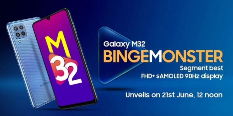 Samsung Galaxy M32 arrivera le 21 juin avec une grosse batterie