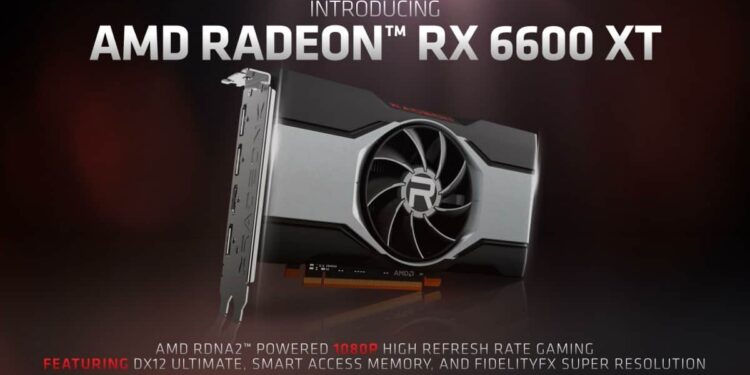 AMD annonce la carte graphique Radeon RX 6600 XT pour 379 $