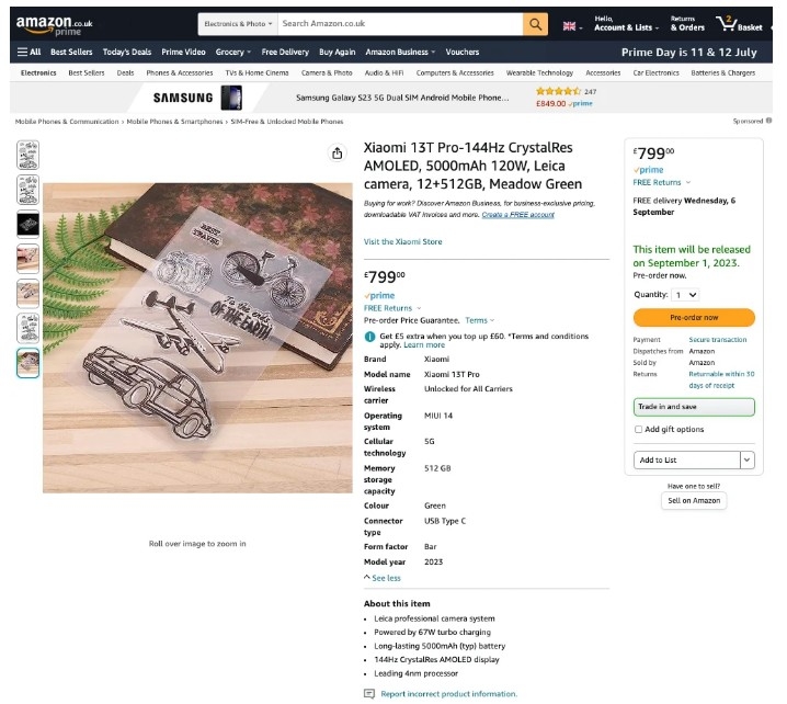 Xiaomi-13T-Pro-amazon UK