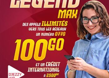 Djezzy présente LEGEND MAX, une offre remarquable offrant de multiples avantages