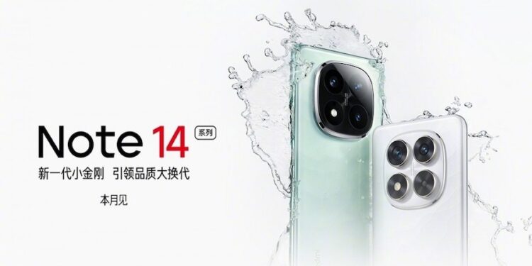 Le Redmi Note 14 sera disponible la semaine prochaine