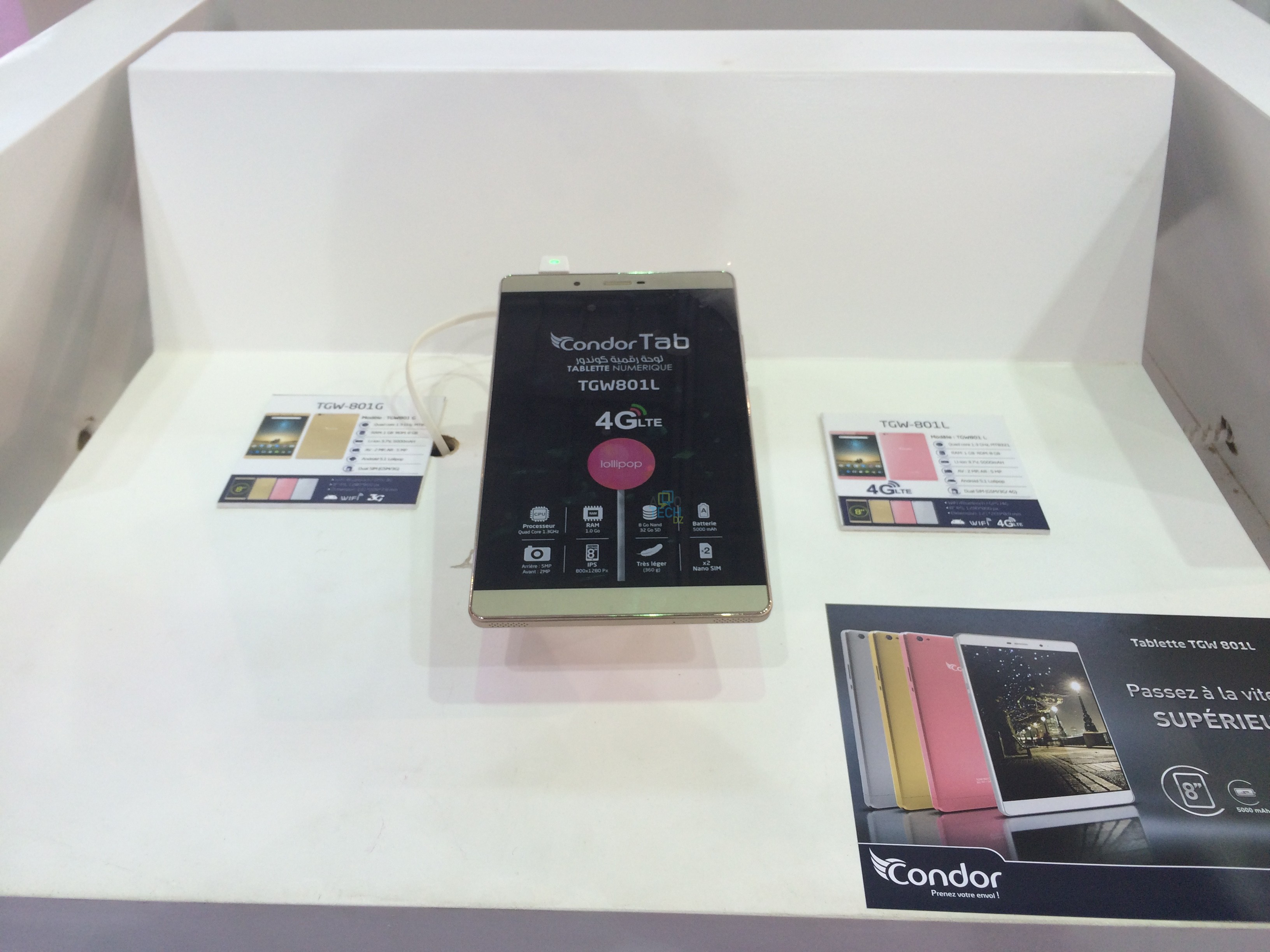 Condor : des nouveaux produits hauts gammes à La Foire Internationale d'Alger 4 condor tab tgw 801