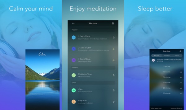 10 applications Android pour vous aider à arrêter de fumer 3 calm 1