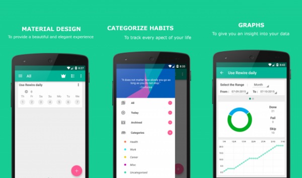 10 applications Android pour vous aider à arrêter de fumer 6 rewire 1