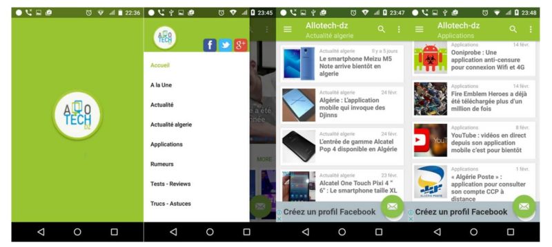 〈 Appli 〉 Allotech-dz : Restez informé de tout l'univers Android 2 allotech application play store android5