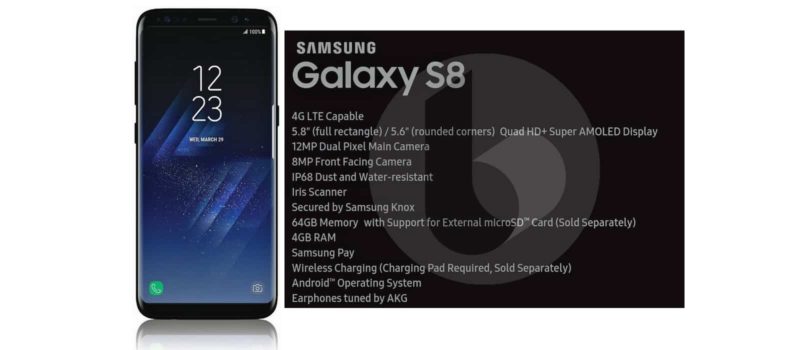 Les Samsung Galaxy S8 et S8+ arrivent au Maroc 1 Le Galaxy S8 vient de se payer une nouvelle fuite