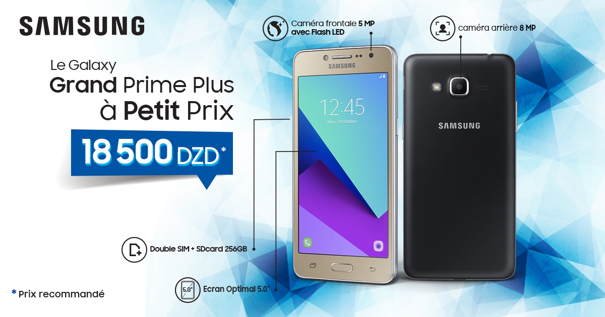 Samsung Algérie : Galaxy Grand Prime Plus à seulement 18 500 DZD 2 17990331 1423714604341833 3599712905428846305 o