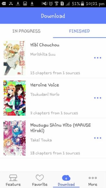 Top 5 des meilleurs applications mangas pour android 3 bulu manga
