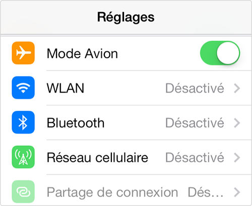 6 conseils clés pour recharger rapidement votre smartphone 4 Mode avion