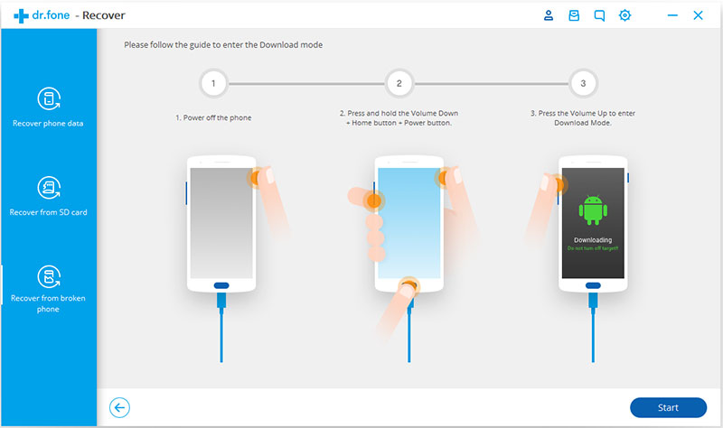 Récupérer ses donnés d’un téléphone android endommagé 6 drfone 6