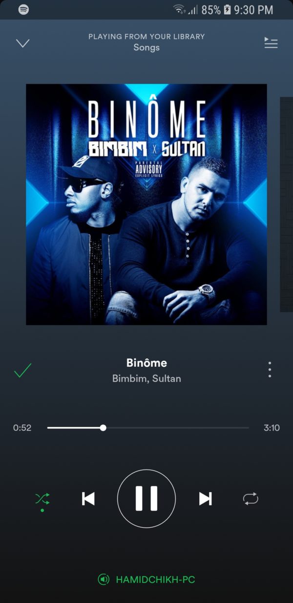 Applications - Les Meilleurs Lecteurs de Musique sur Android 20 Screenshot 20180919 213050 Spotify e1537390531715